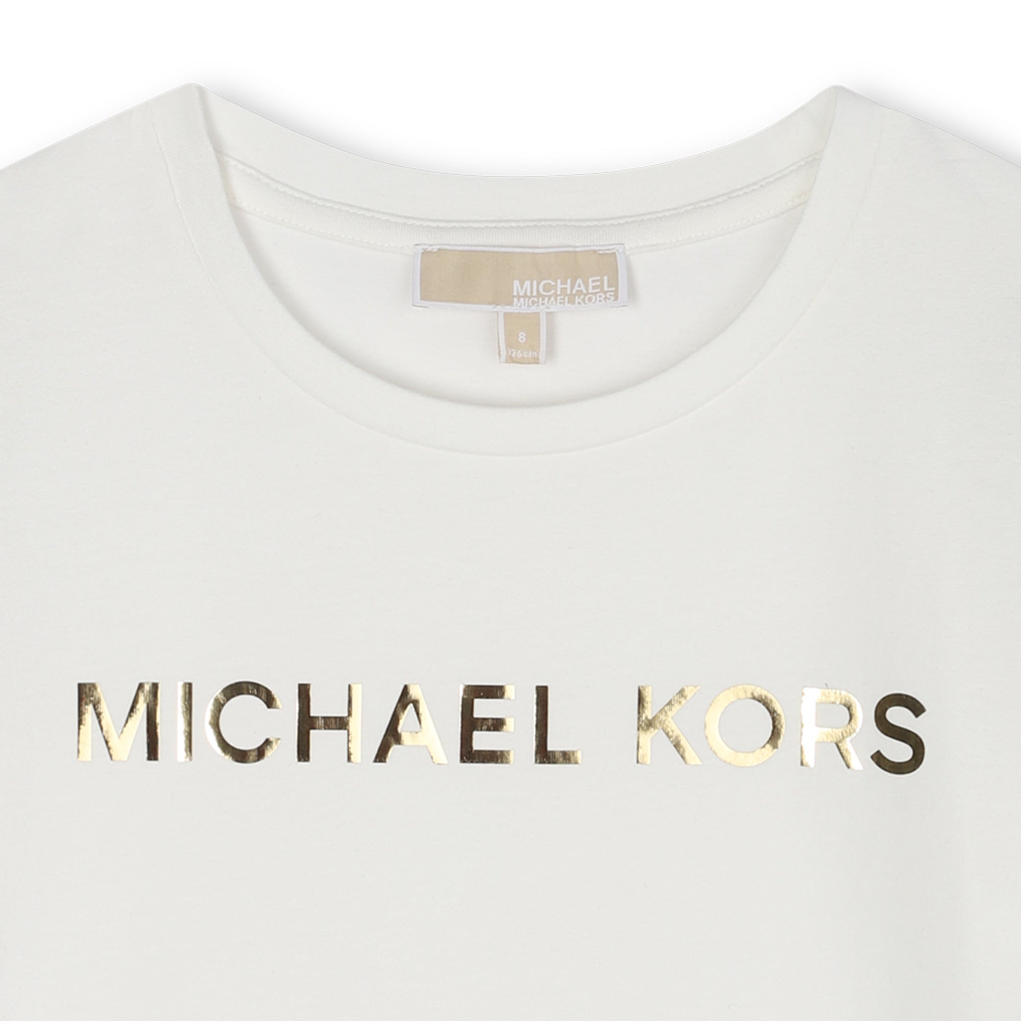 Camiseta Offwhite Ilustración Metálica