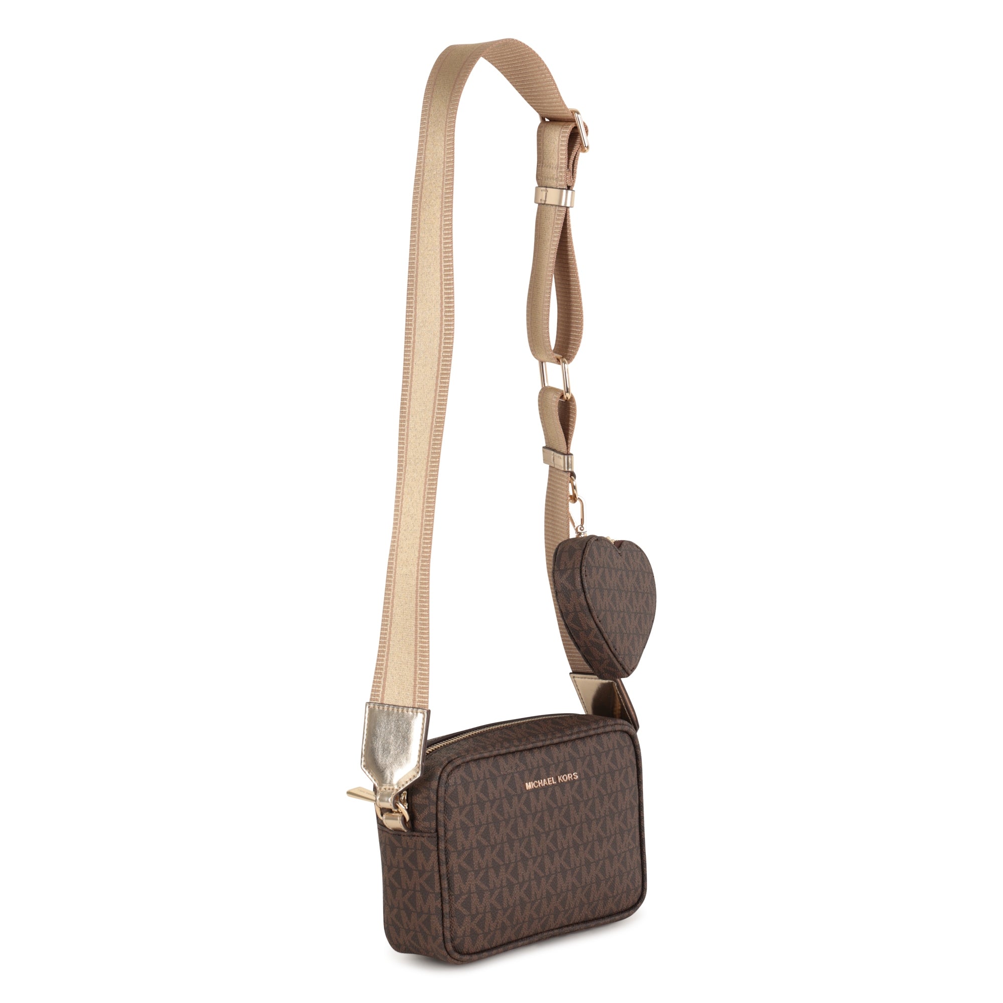 Crossbody Monograma MK Marrón
