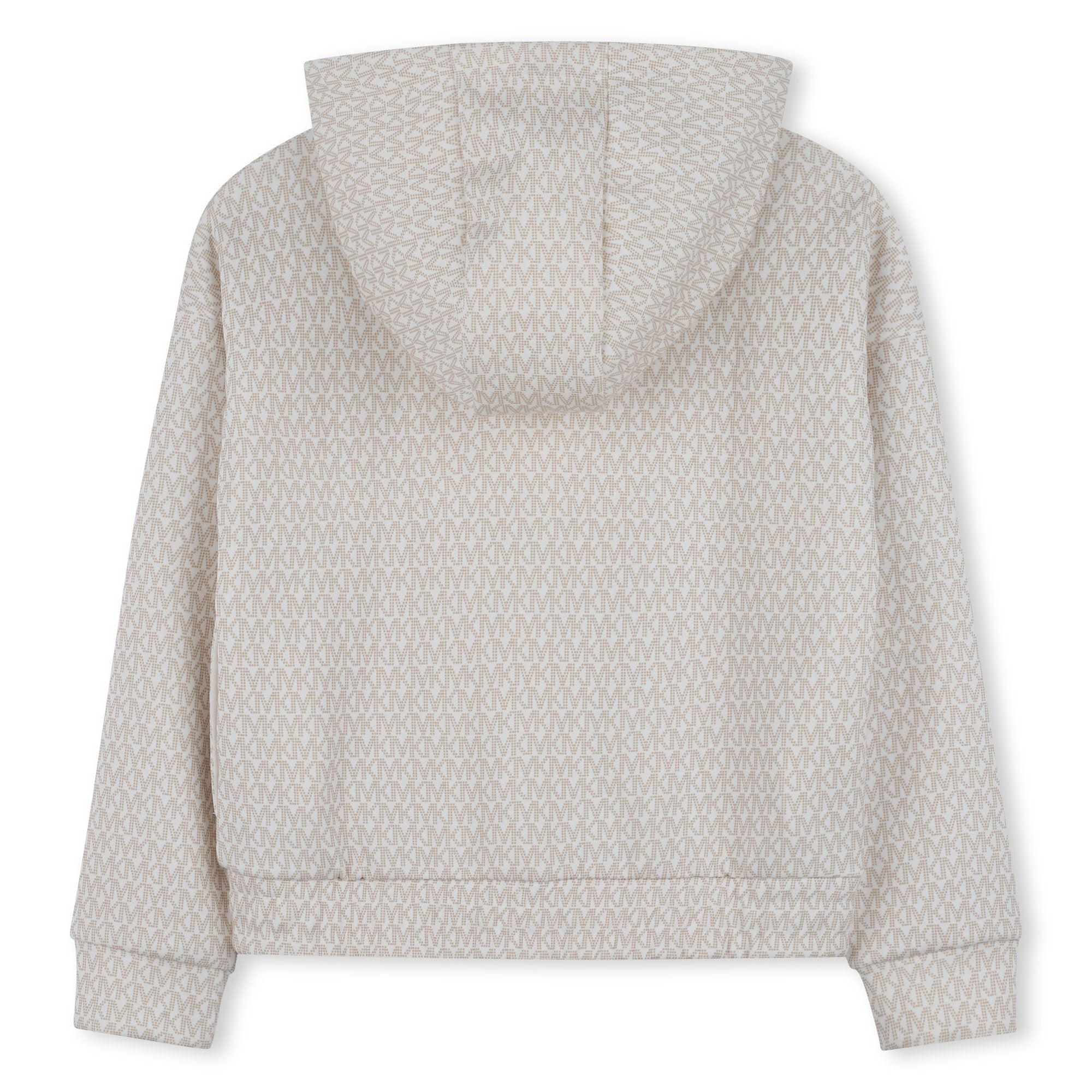 Cardigan Hooded Monograma Signature Arroz
