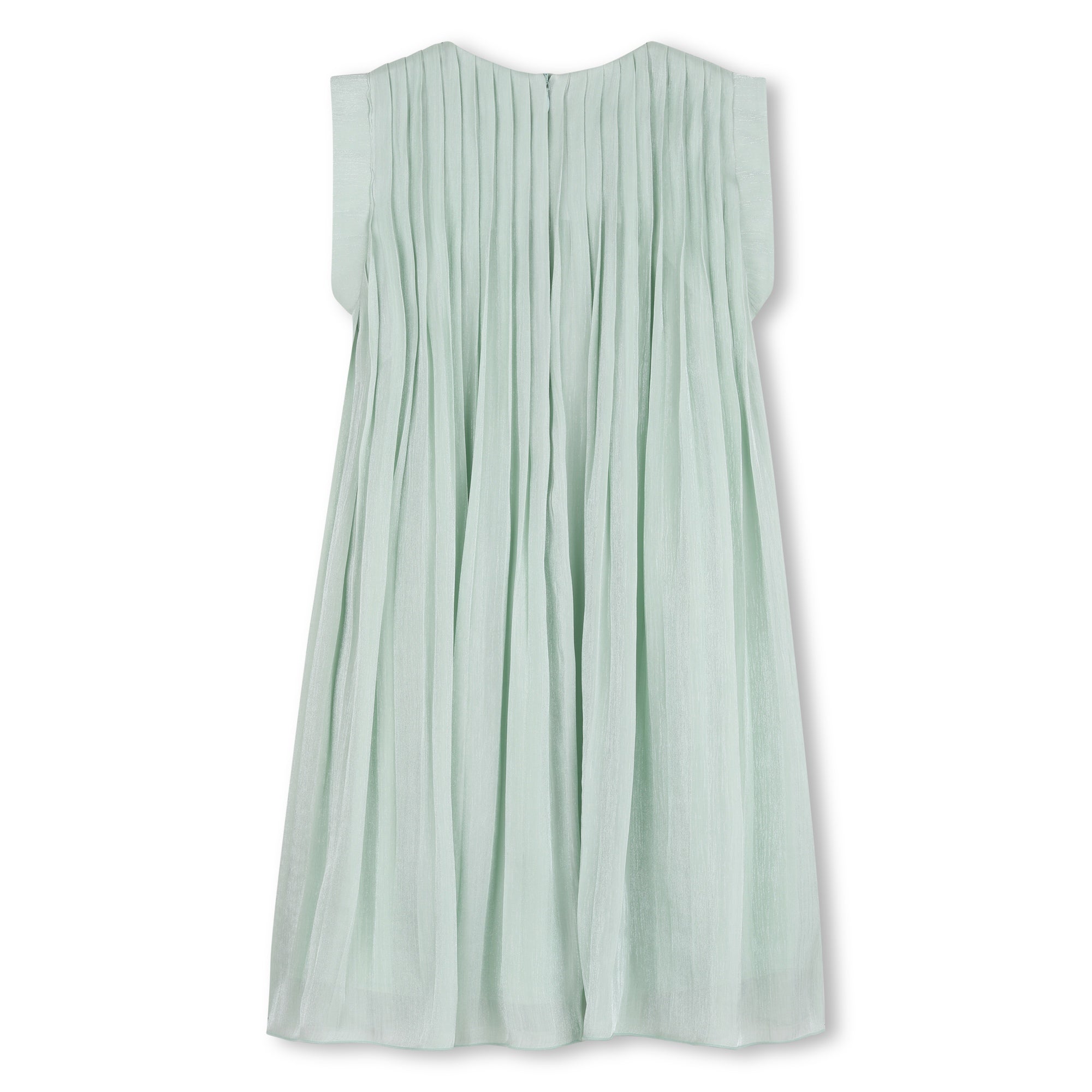 Vestido Plisado Salvia