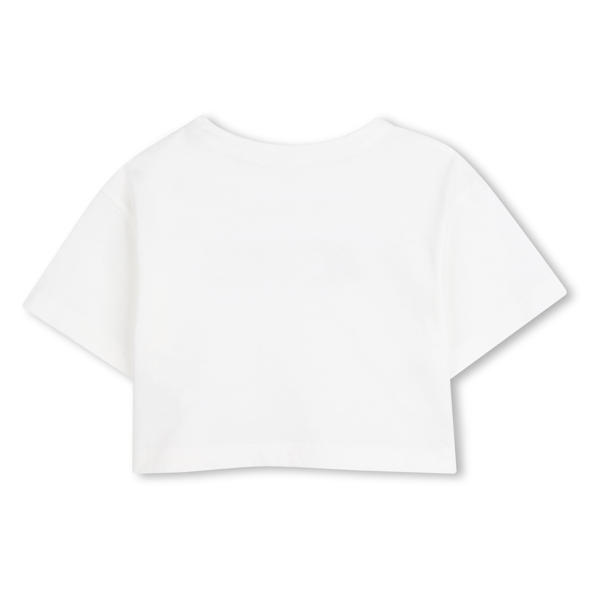 Camiseta Bordado KORS Metálico Blanco