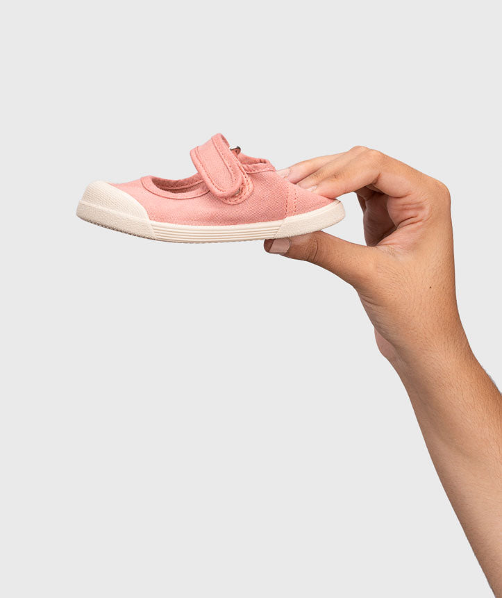 Tenis Lona Rosa