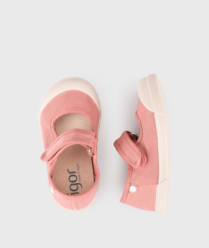 Tenis Lona Rosa