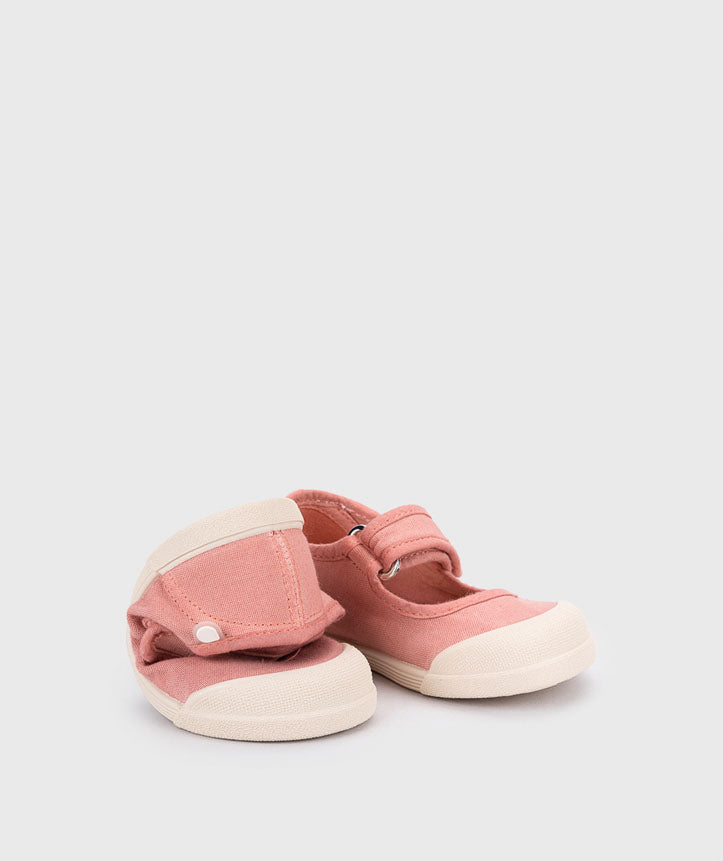 Tenis Lona Rosa