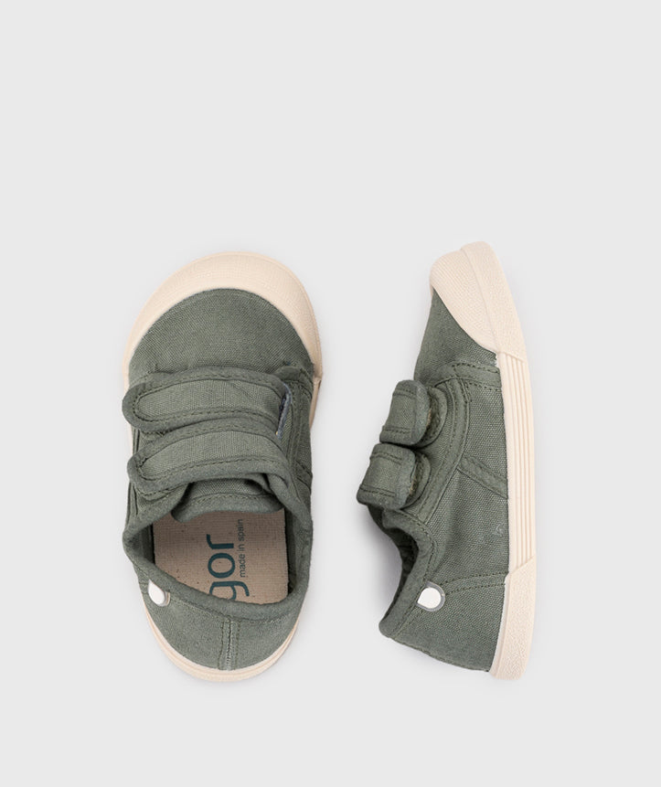 Tenis Lona Barefoot Kaki Unisex