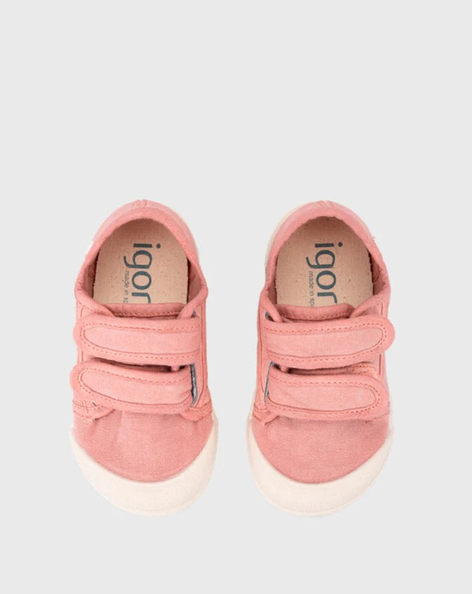 Tenis Lona Rosa