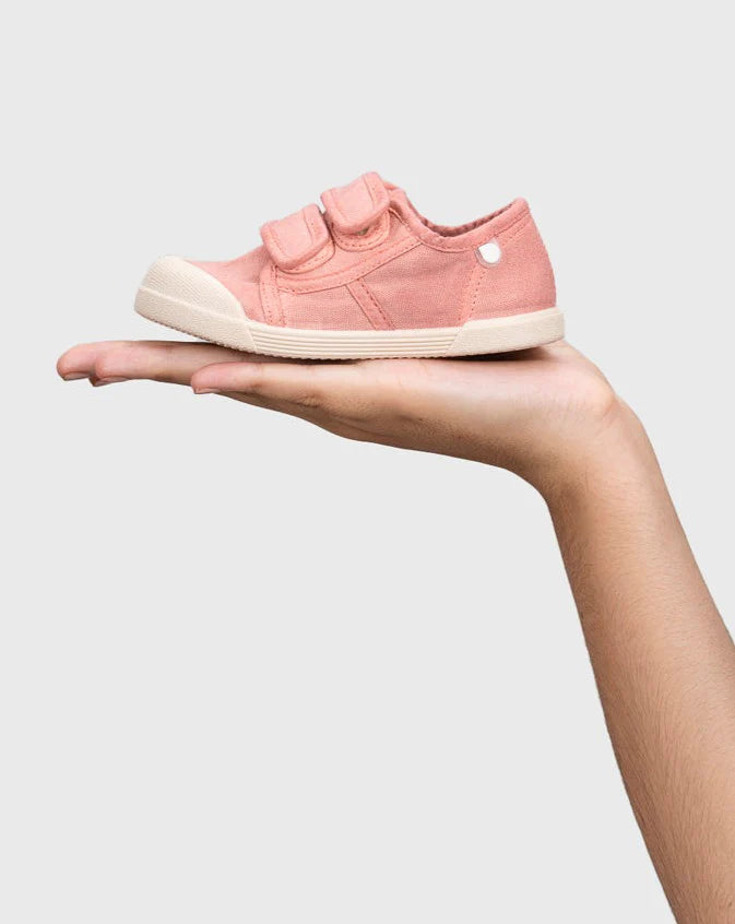 Tenis Lona Rosa