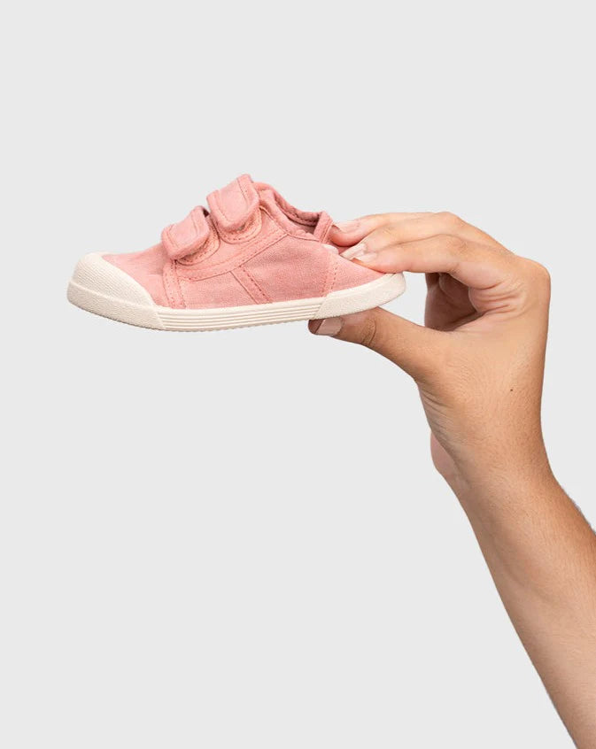 Tenis Lona Rosa