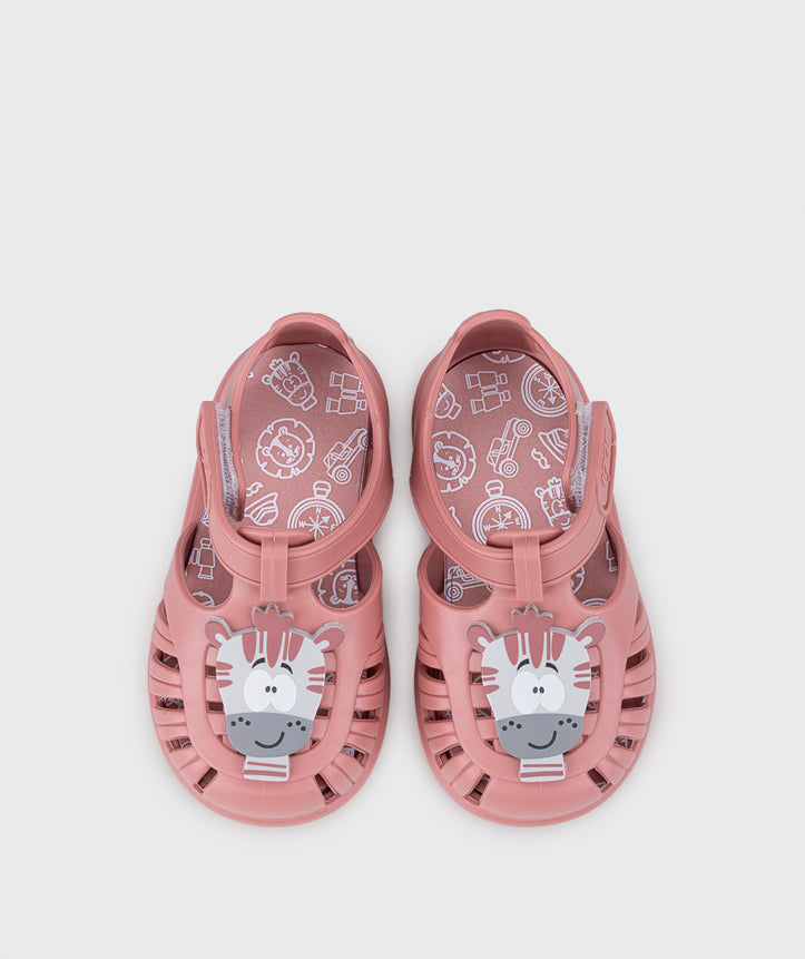 Sandalias Tobby Zebra Rosa