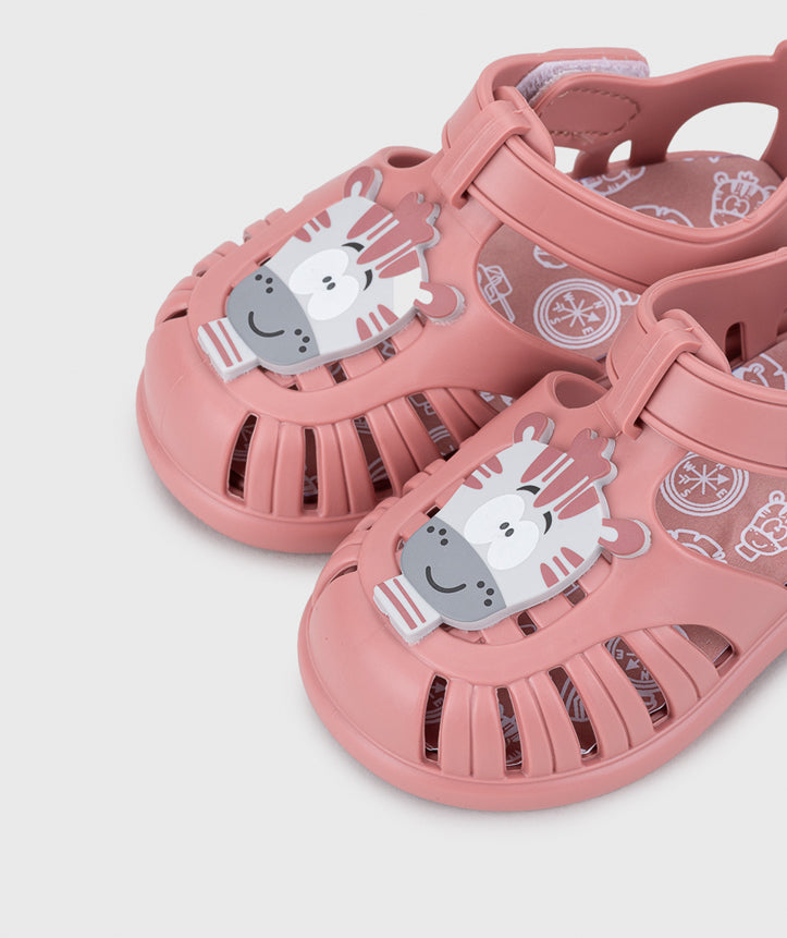 Sandalias Tobby Zebra Rosa