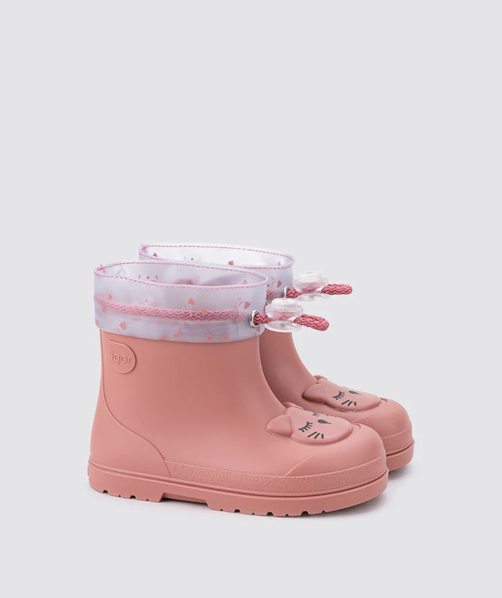 Bota de Agua Mendi Gato Rosa