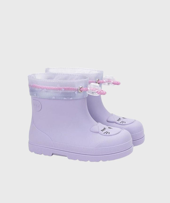 Bota de Agua Mendi Gato Violeta