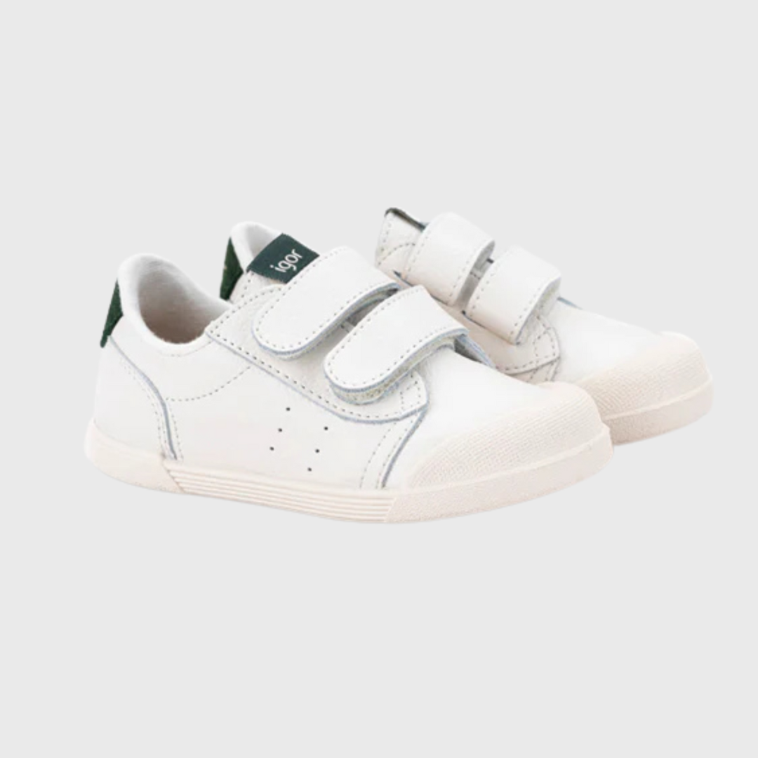 Tenis Piel Barefoot Blancos | Musgo