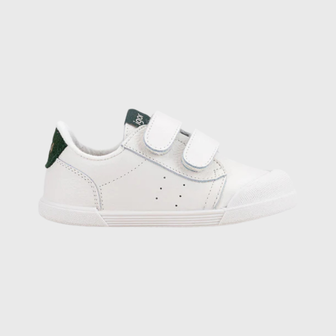 Tenis Piel Barefoot Blancos | Musgo