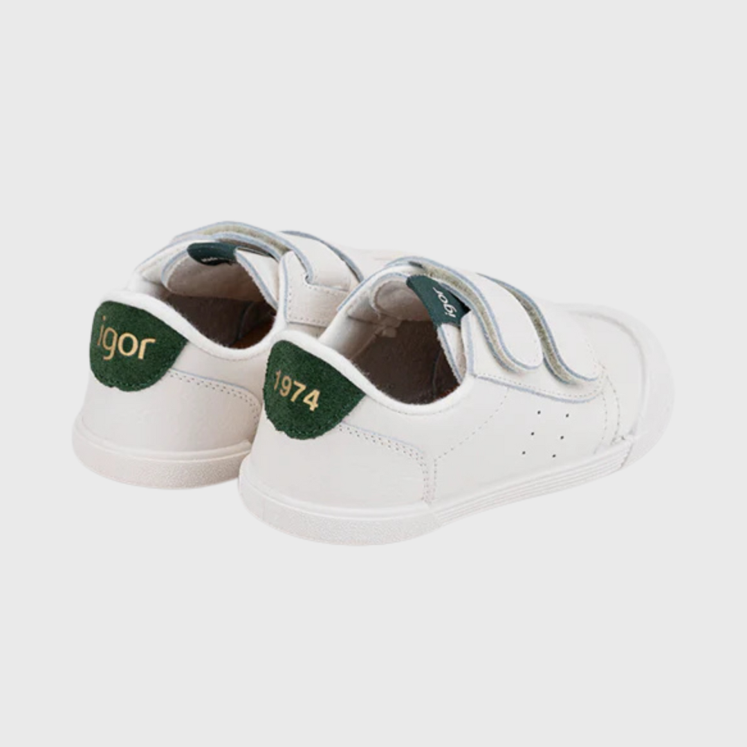 Tenis Piel Barefoot Blancos | Musgo
