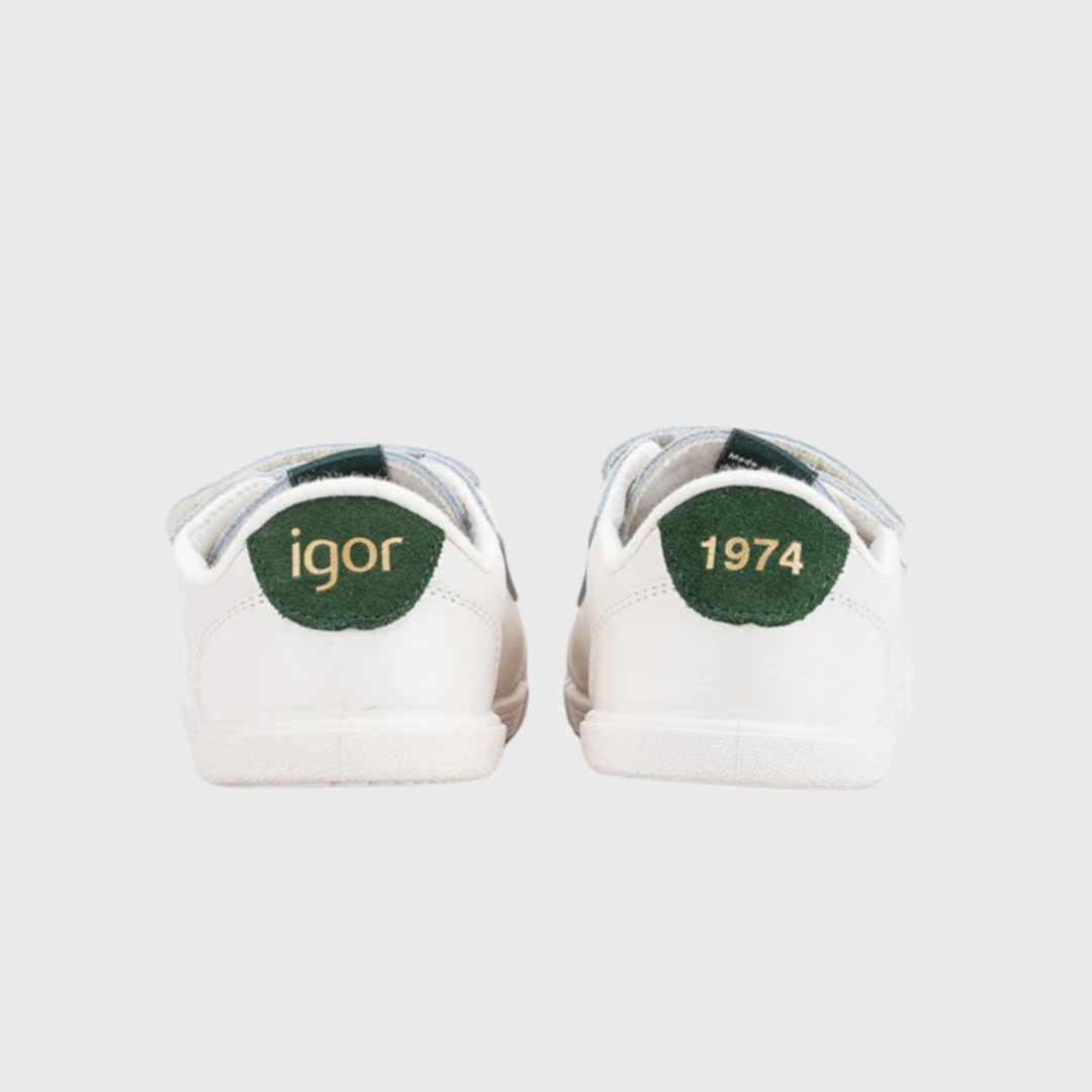 Tenis Piel Barefoot Blancos | Musgo