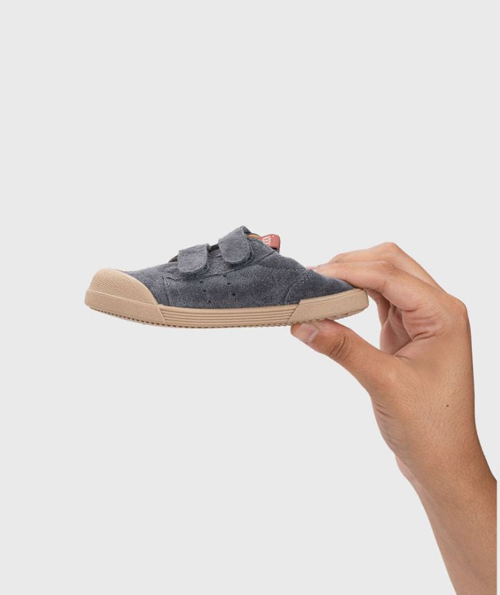 Tenis Suede Gris Azulado
