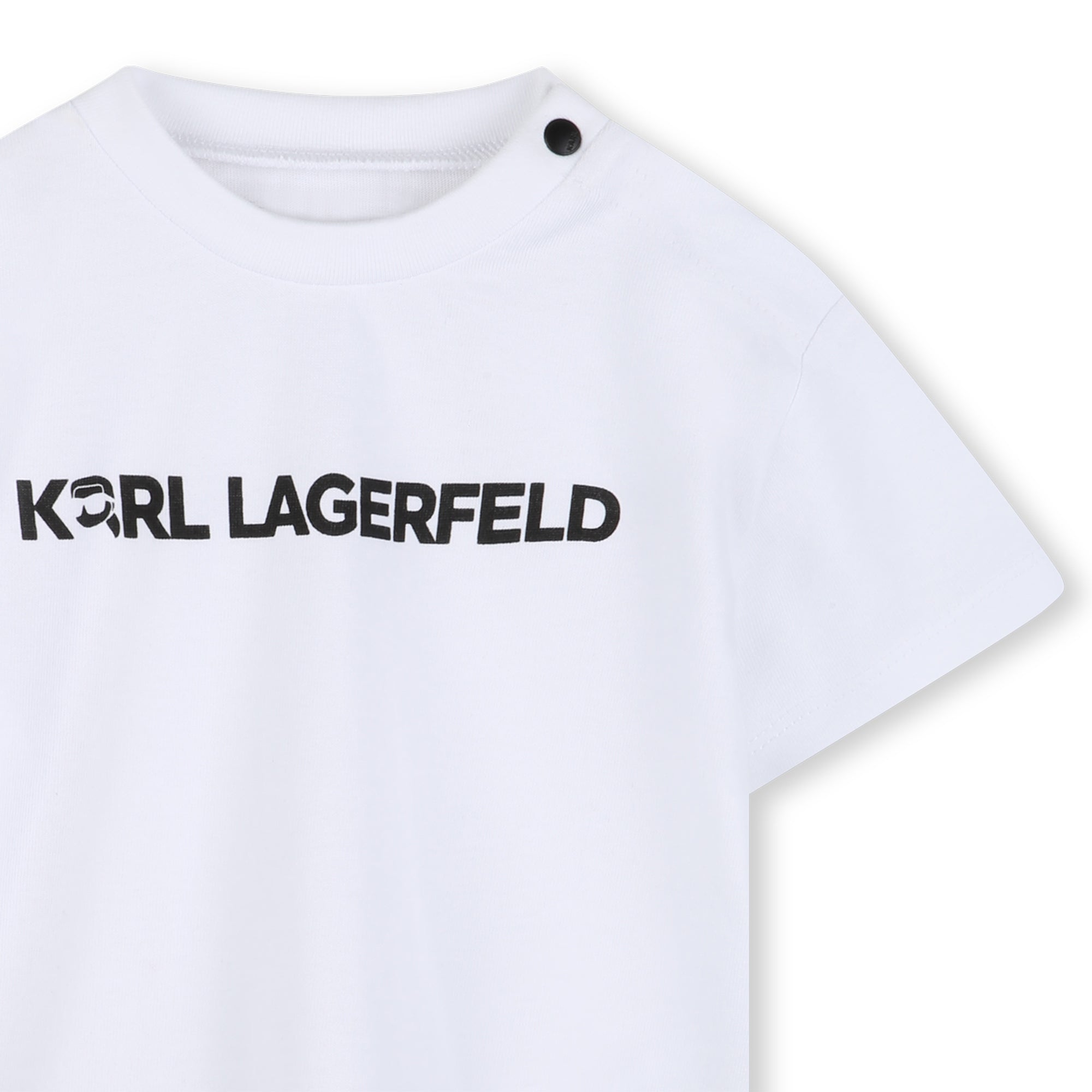 Set Camiseta & Bermuda Surf Mini Karl Blanco