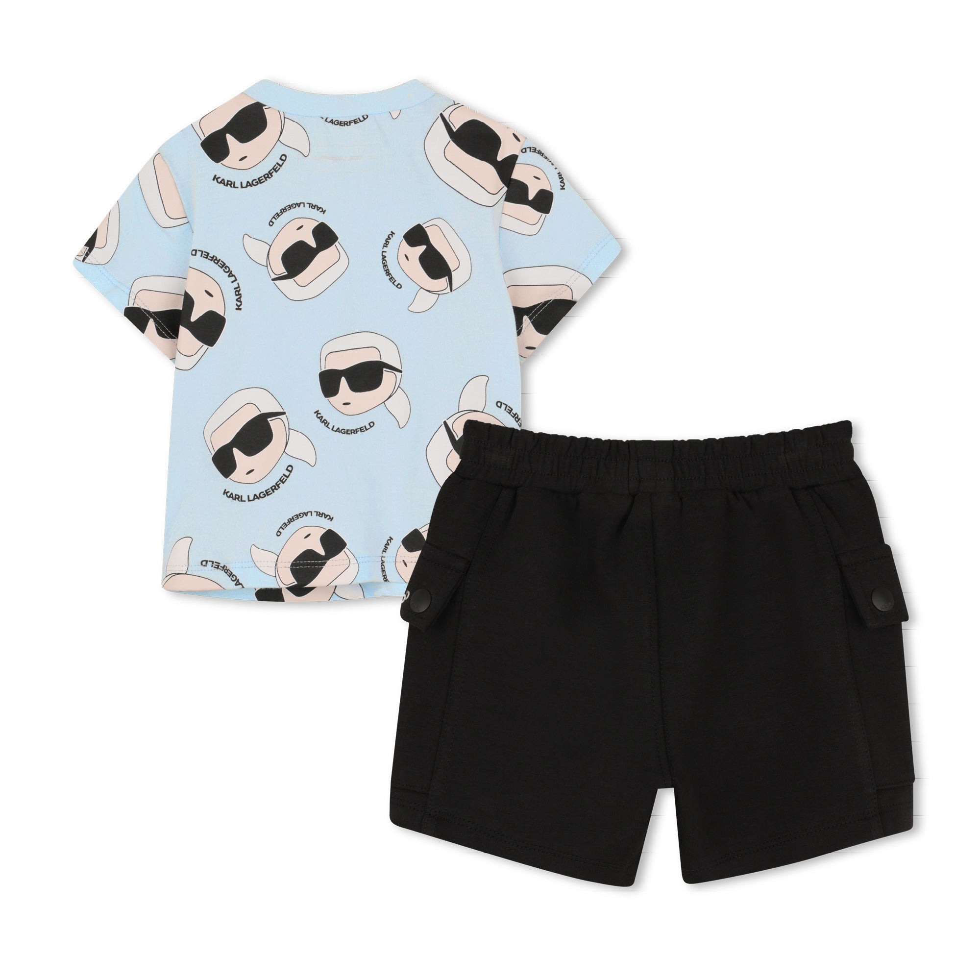 Set Camiseta Mini Karl & Short Cargo Aire