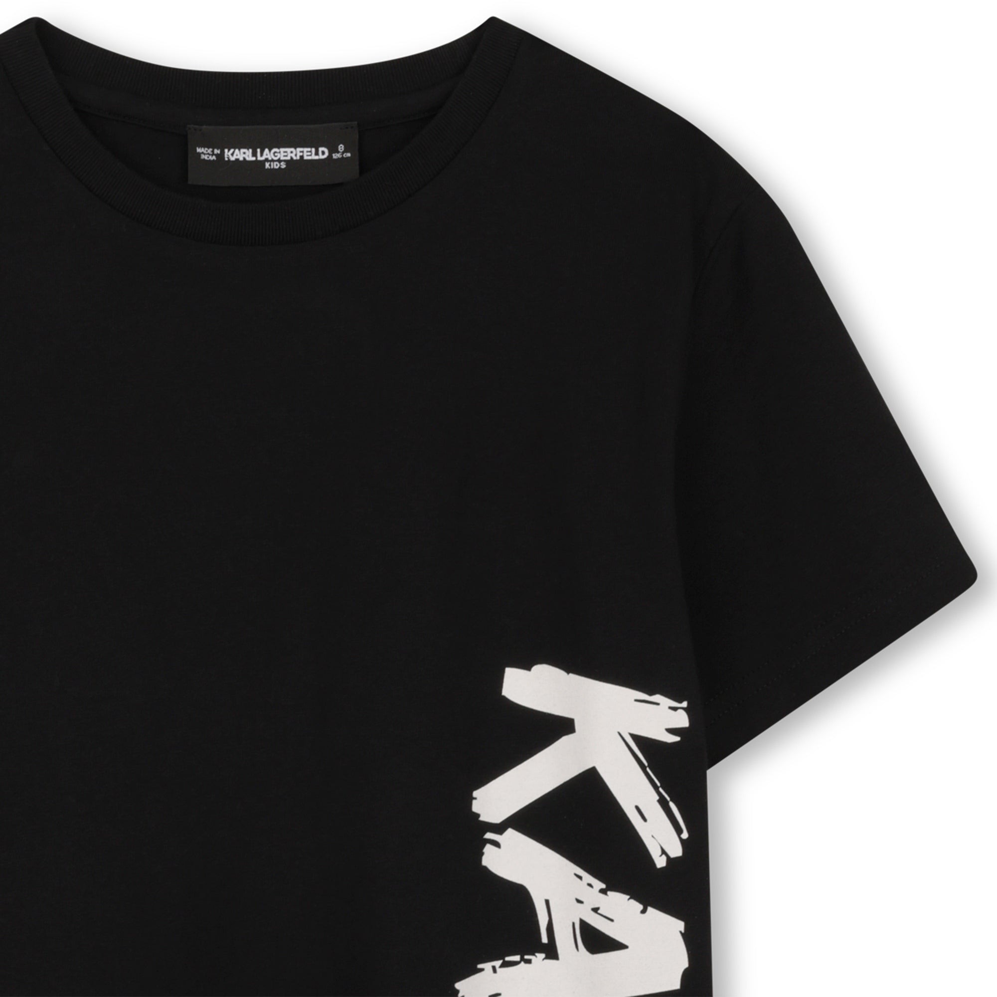 Camiseta Algodón Orgánico Karl Negra