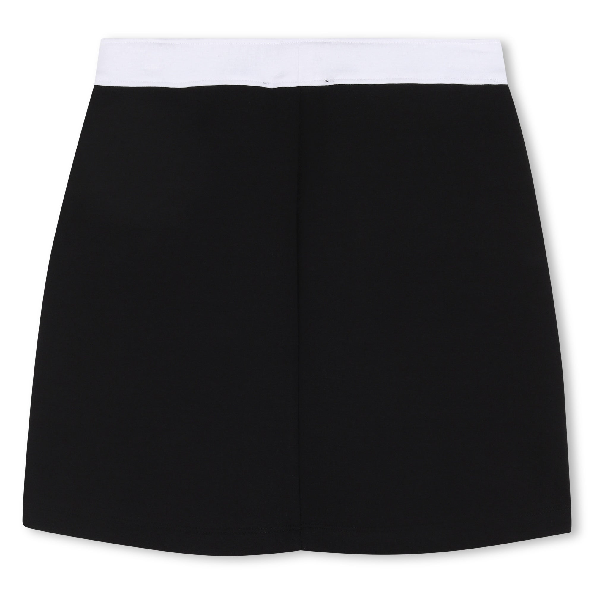 Falda Bolsillos Contraste Negra