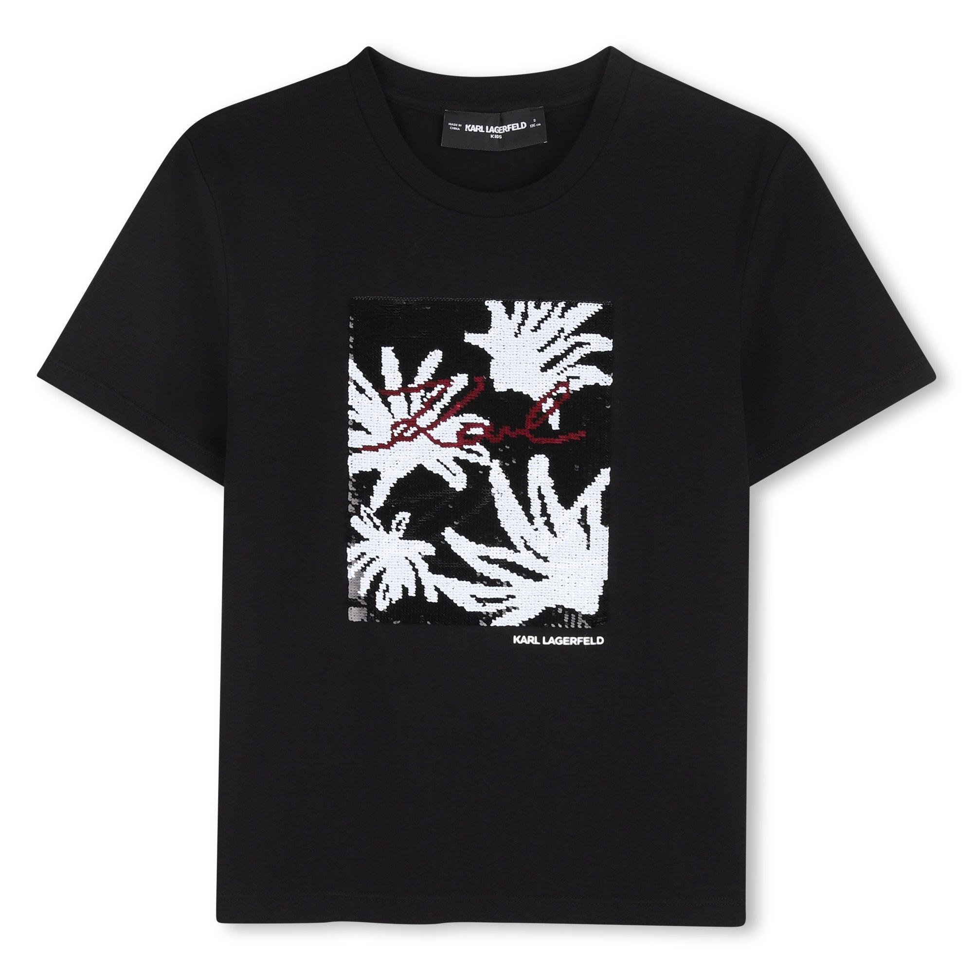 Camiseta Sequins Reversibles Negra