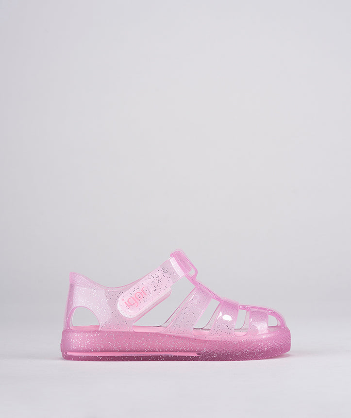 Sandalia Star Glitter Rosa