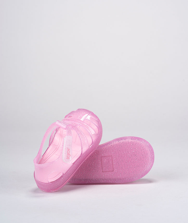 Sandalia Star Glitter Rosa