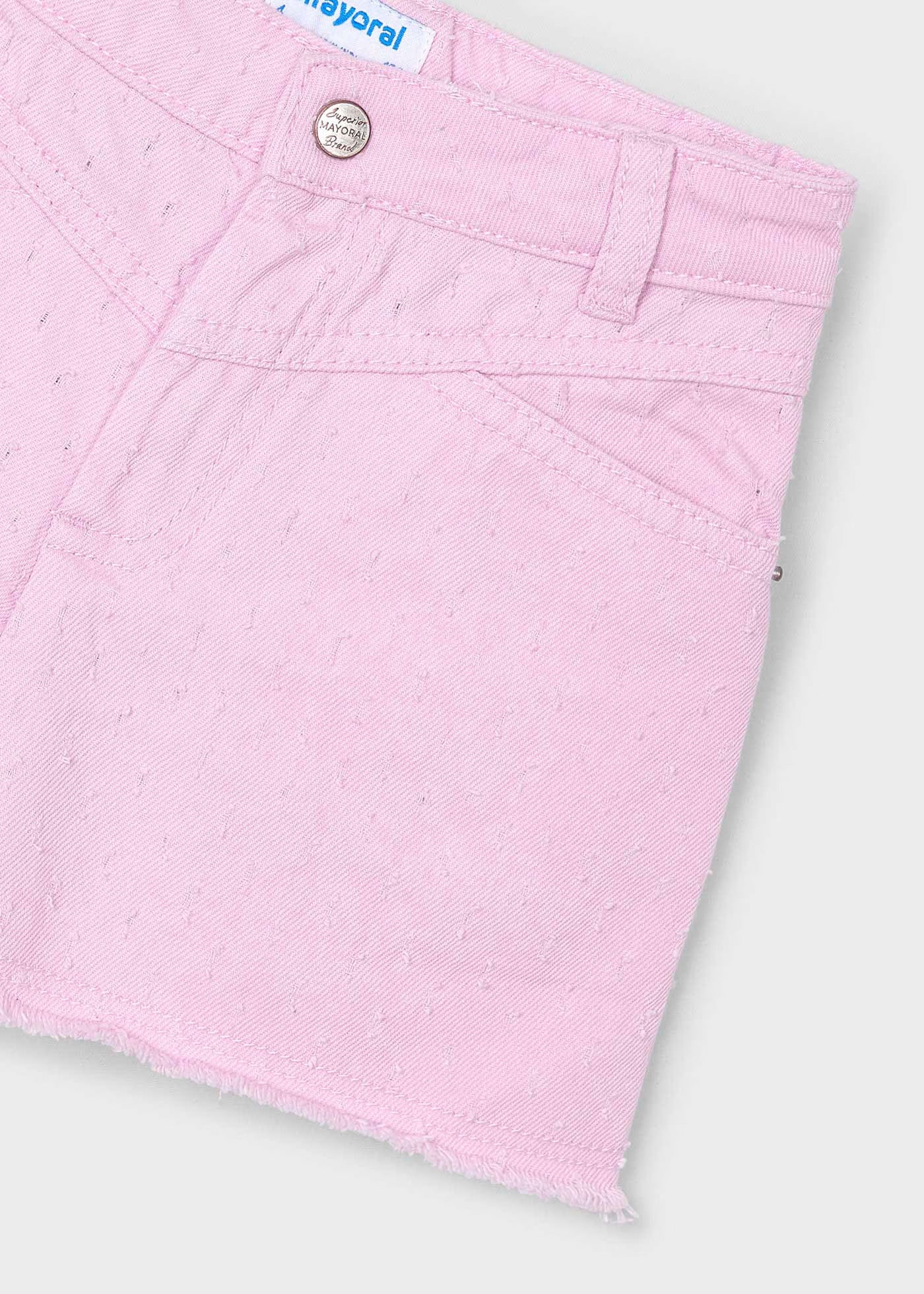 Short Desflecado Malva