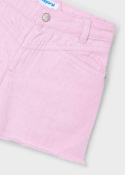 Short Desflecado Malva