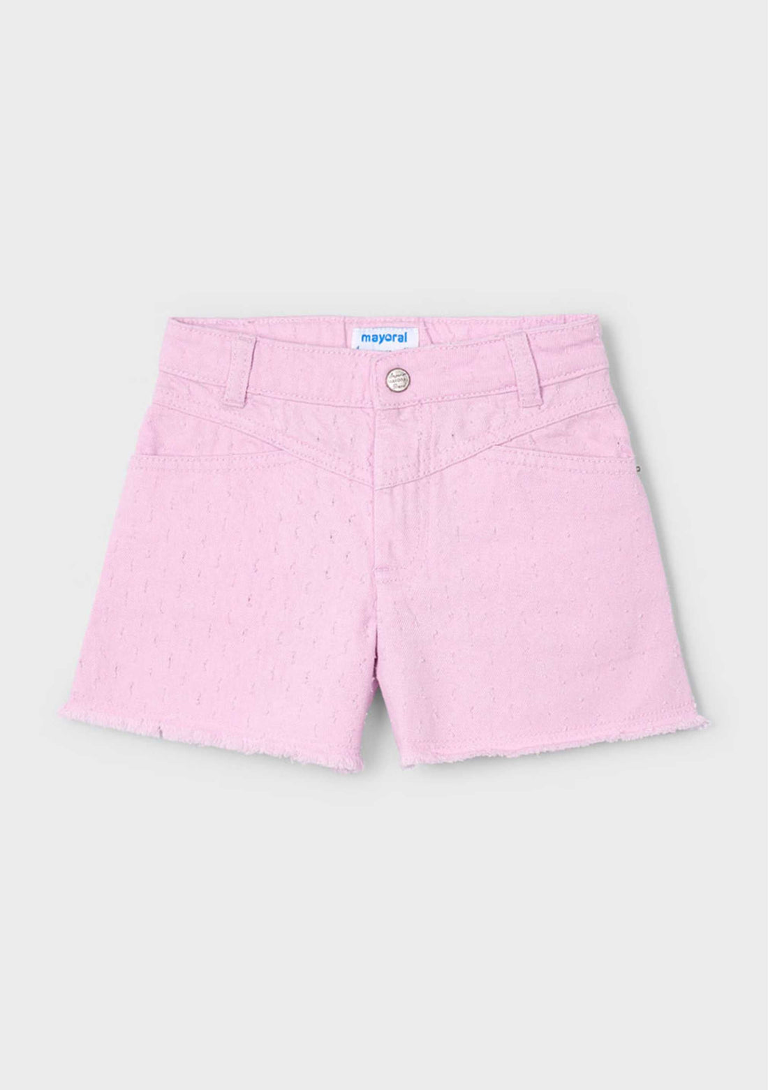 Short Desflecado Malva