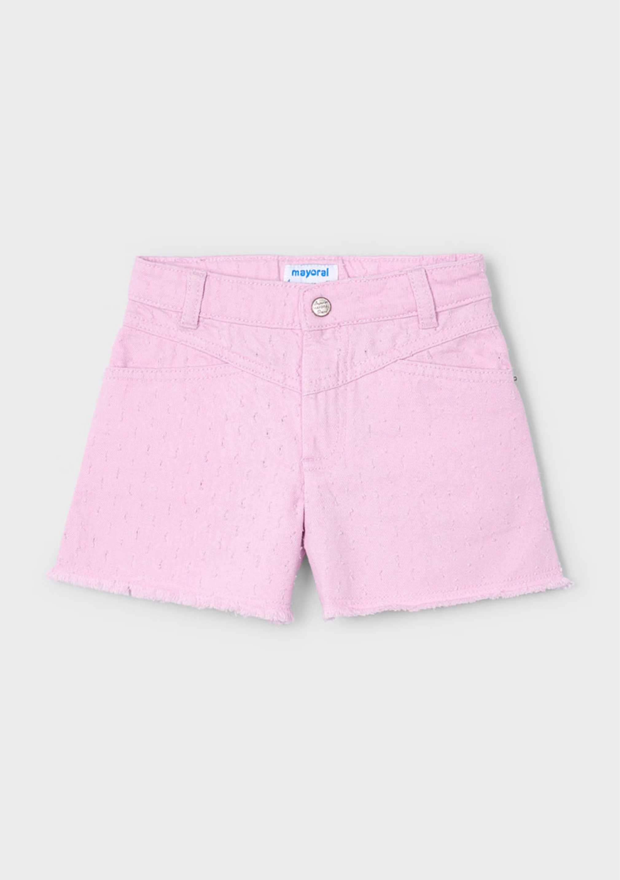 Short Desflecado Malva