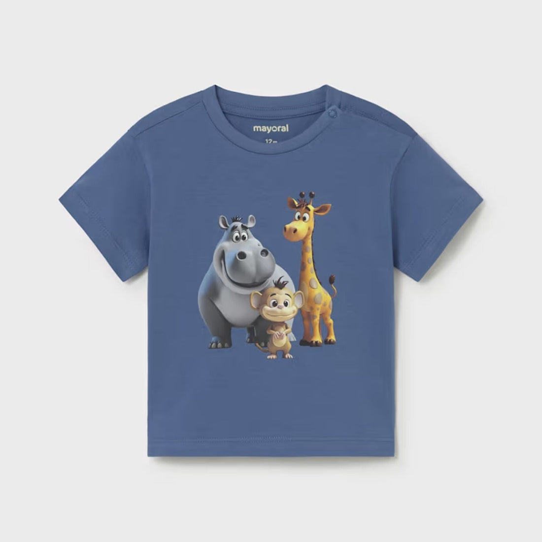 Camiseta Safari Friends Cobalto