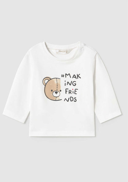 Camiseta Cute Bear Moca Newborn
