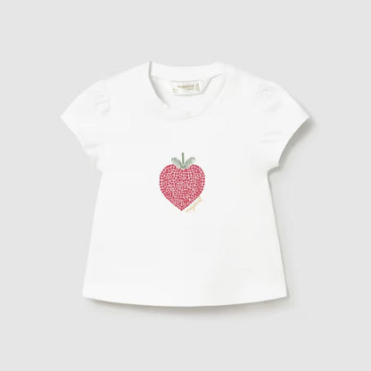 Camiseta Serigrafía Strawberry Love