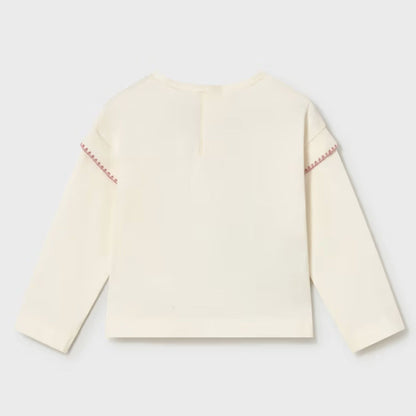 Camiseta Cherry Marfil