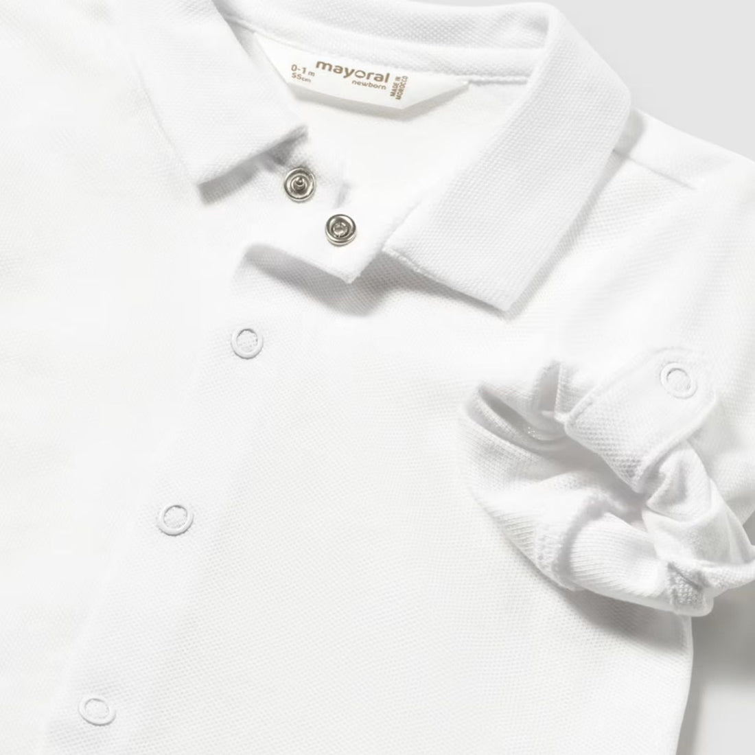 Camisa  Piqué Blanco