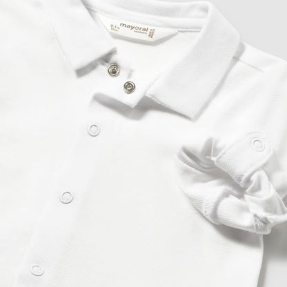 Camisa  Piqué Blanco