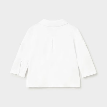 Camisa  Piqué Blanco