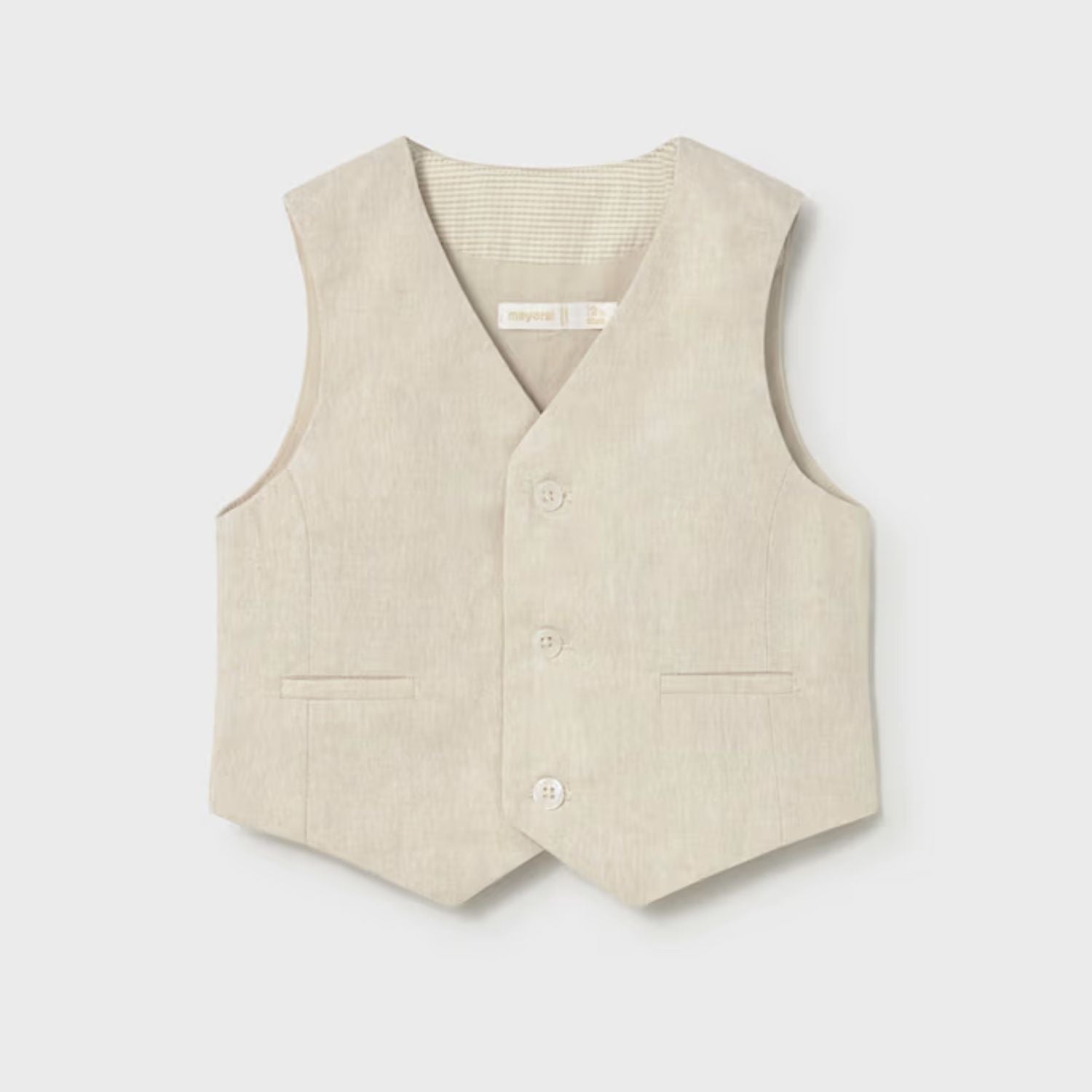 Chaleco Lino Avena