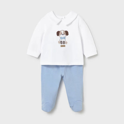 Pijama &amp; Gorro Puppy Friends Cielo