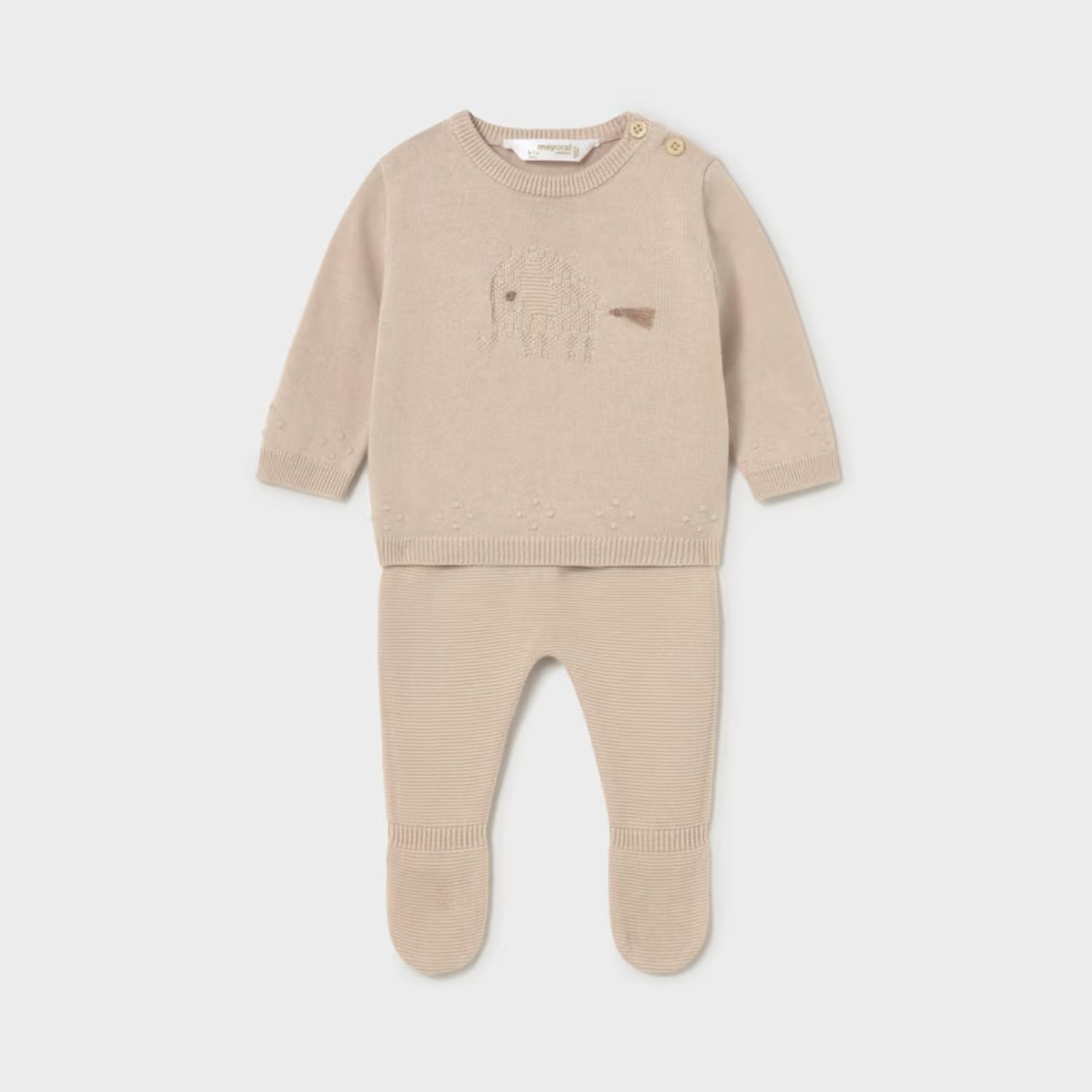 Set Polaina Tricot Topo