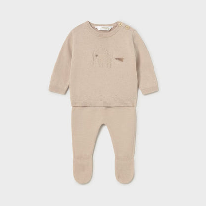 Set Polaina Tricot Topo