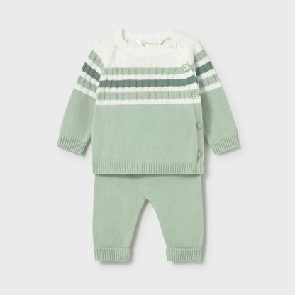 Set Tricot Rayas Alga