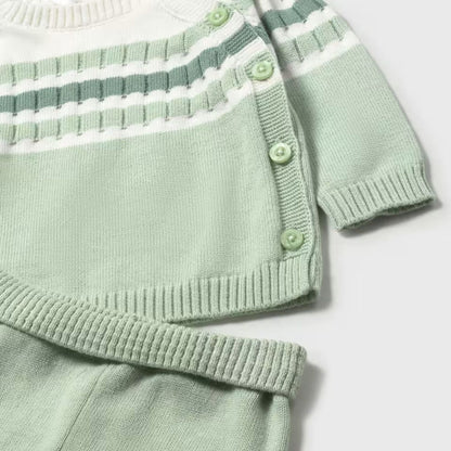 Set Tricot Rayas Alga