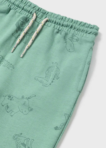 Pantalón Eucalipto Deportivo Estampado Bebé