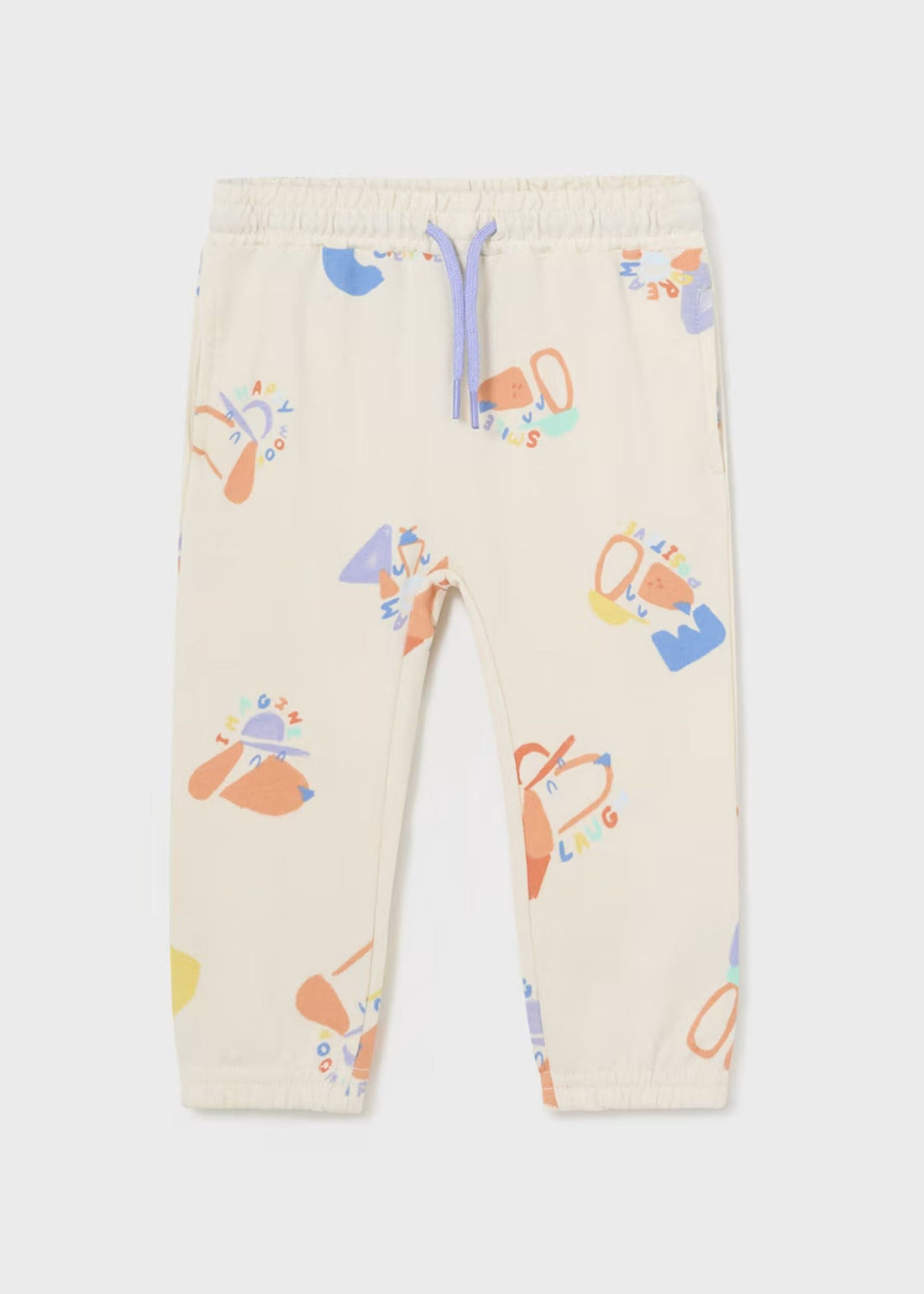 Pantalón Jogger Crudo Estampado Dog Bebé Niño