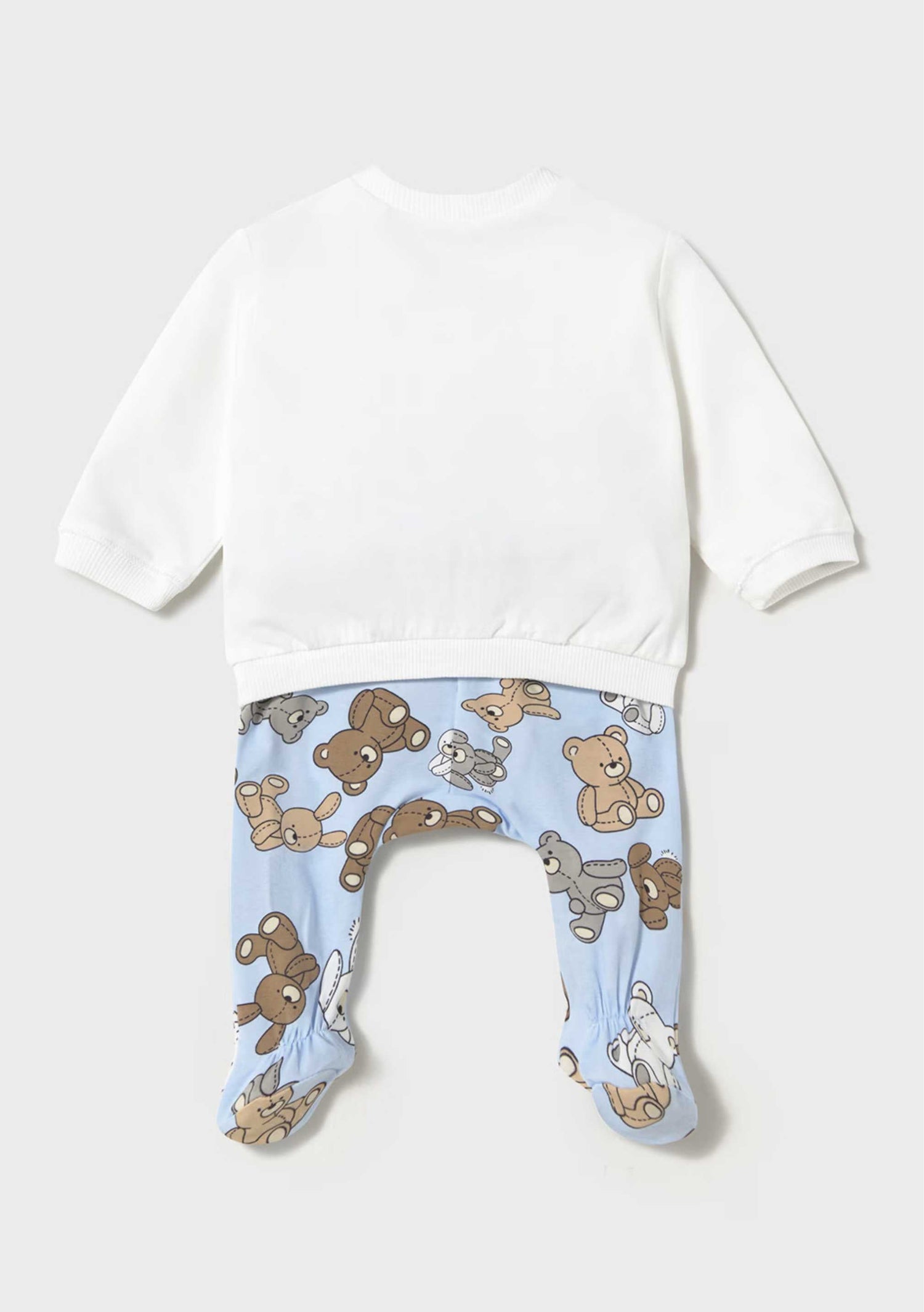 Set Polaina &amp; Buzo Cute Bear Celeste