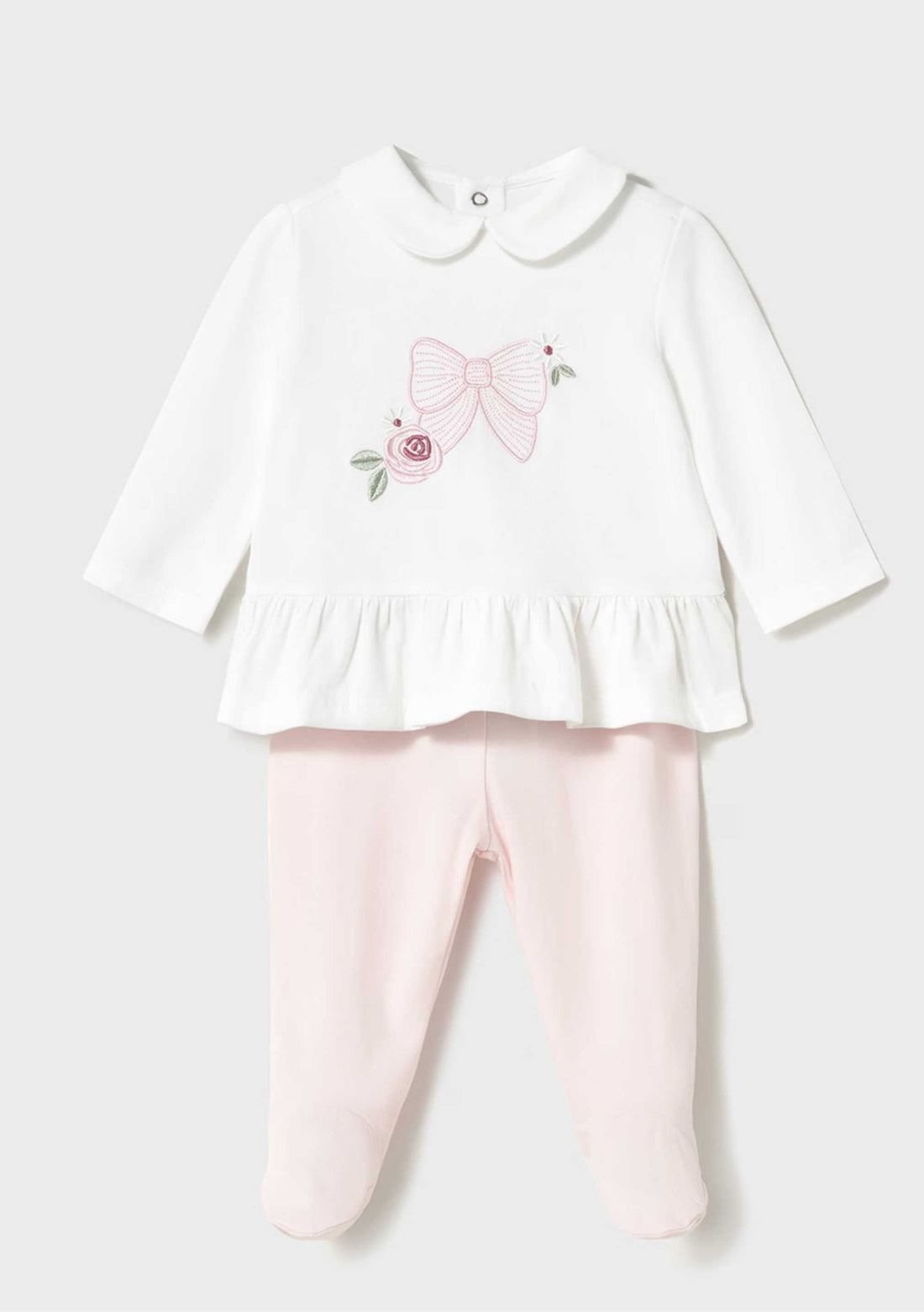 Set Camiseta &amp; Polaina Rosa Newborn