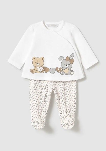 Set Polaina Cute Bear Moca